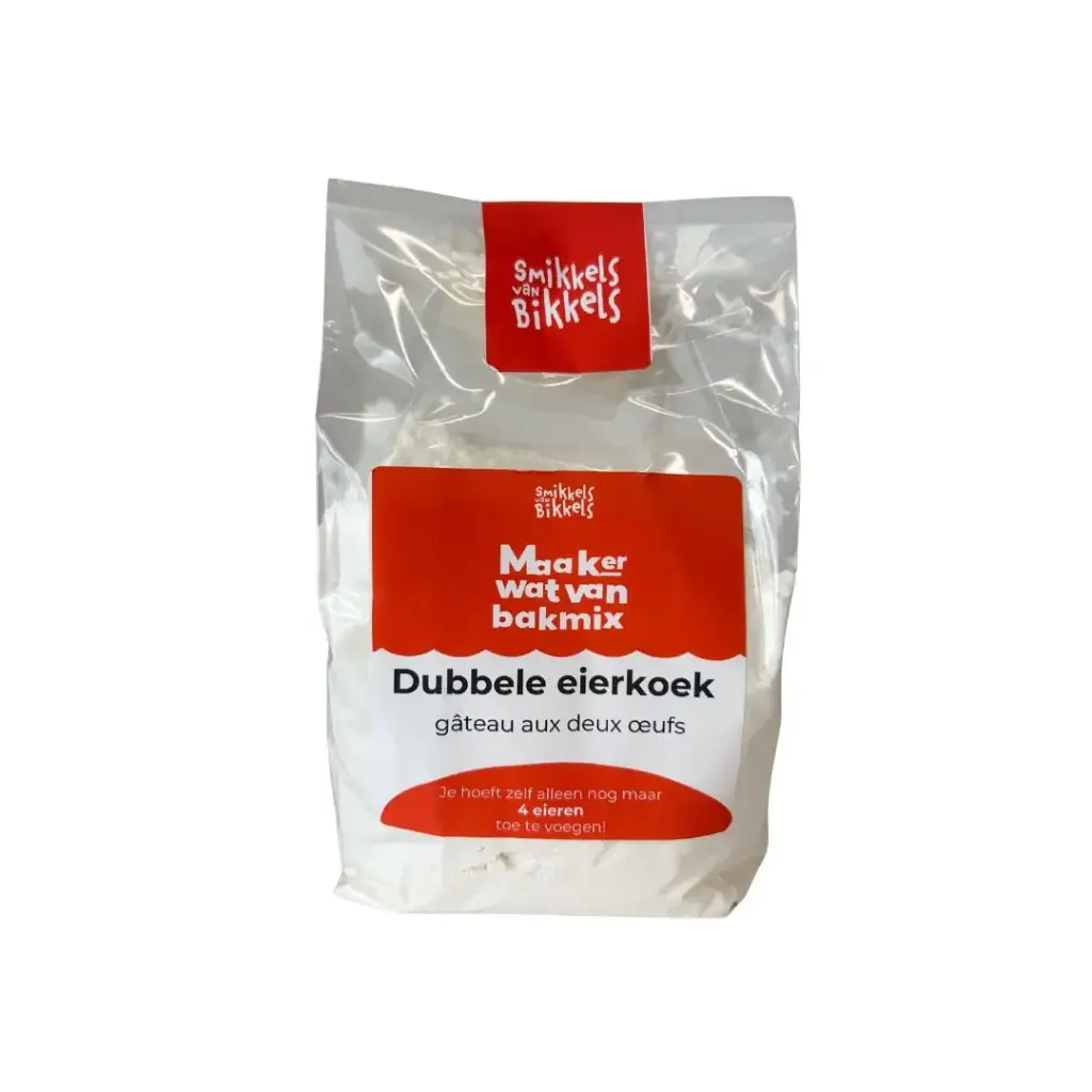Smikkels van Bikkels -  Dubbele Eierkoek Met Room 400 g