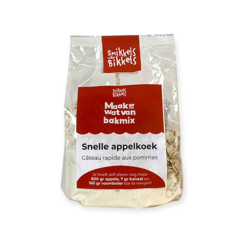 Smikkels van Bikkels -  Snelle Appelkoek 400 g