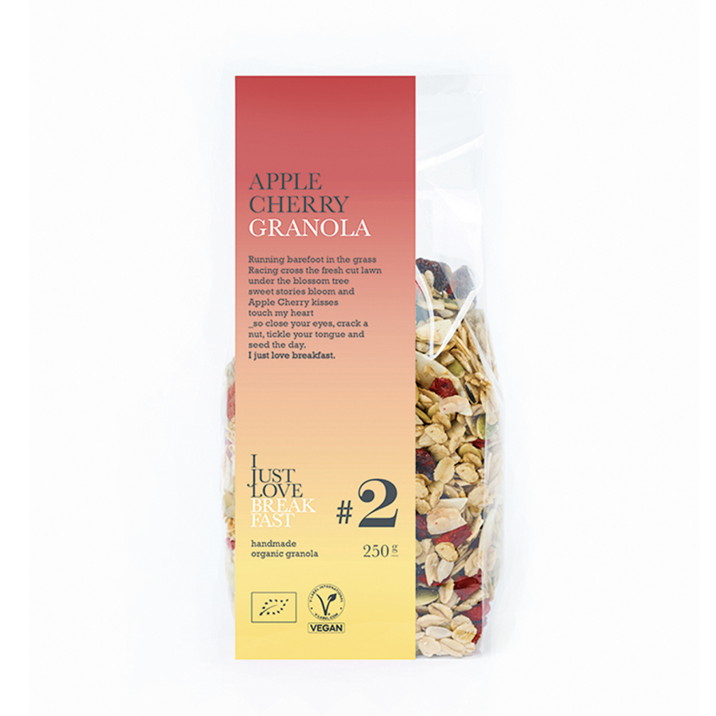 I Just Love Breakfast - Granola #2  Apple - Cherry 250gBIO