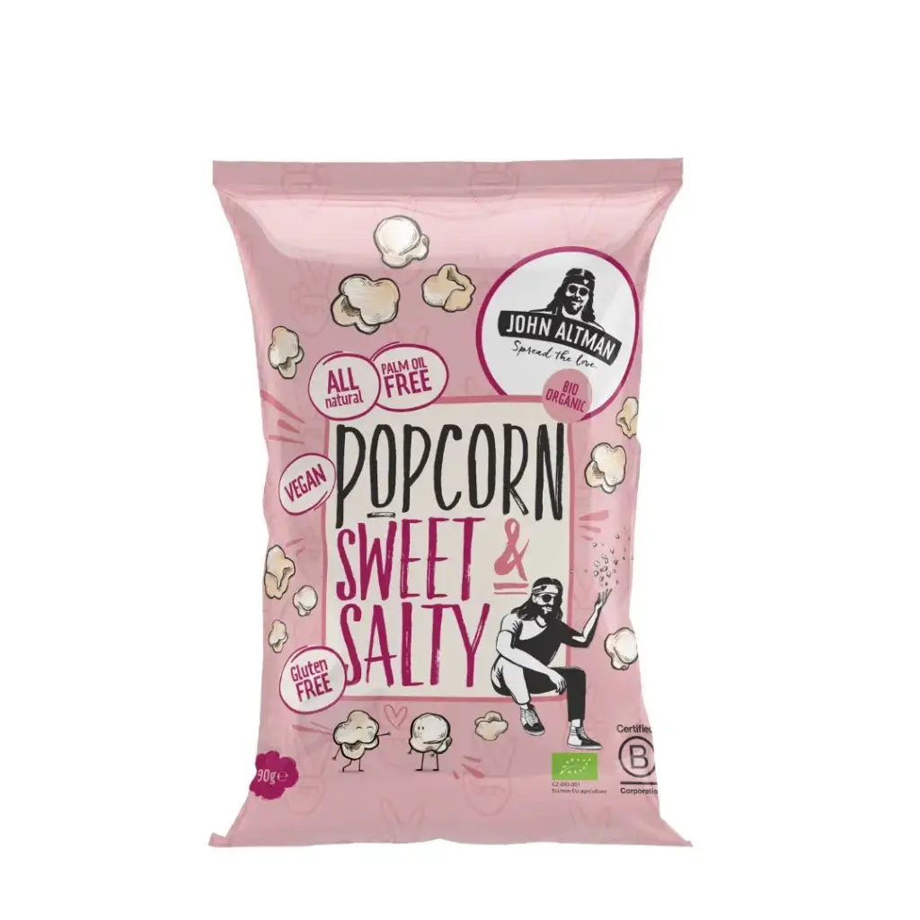 John Altman - Popcorn Sweet & Salty 90 g BIO