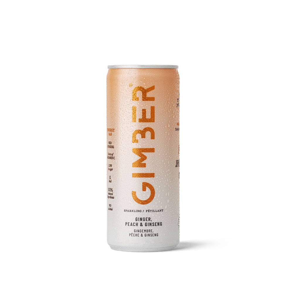 GIMBER - Ginger, Peach & Ginseng 250 ml BIO