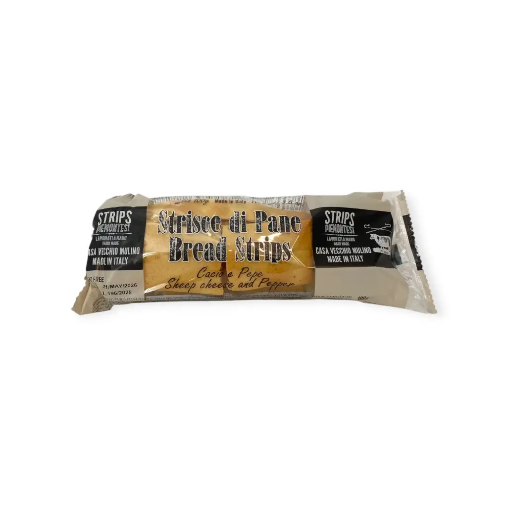 Casa Vecchio Mulino - Breadstrips Geitenkaas Peper 100g