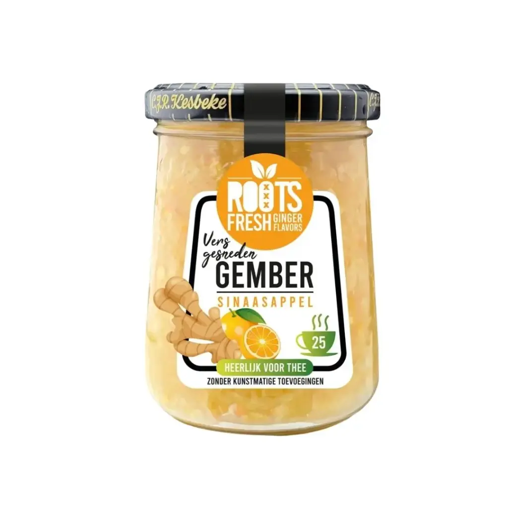 Kesbeke - Roots - Gember Sinaasappel 235 g