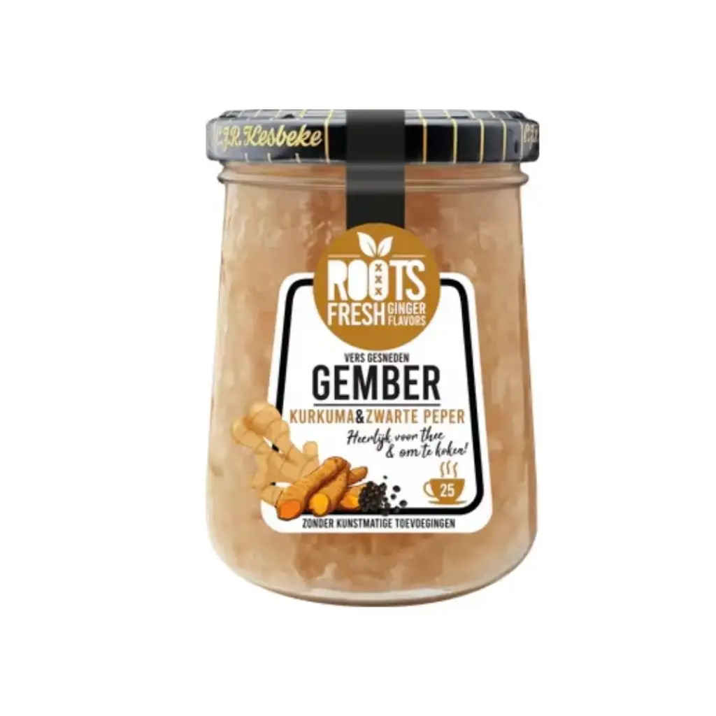 Kesbeke - Roots - Gember Kurkuma Peper 235 g