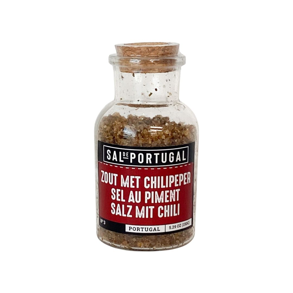 Sal de Portugal - Zeezout met Chilipeper & Kruiden 150 g 