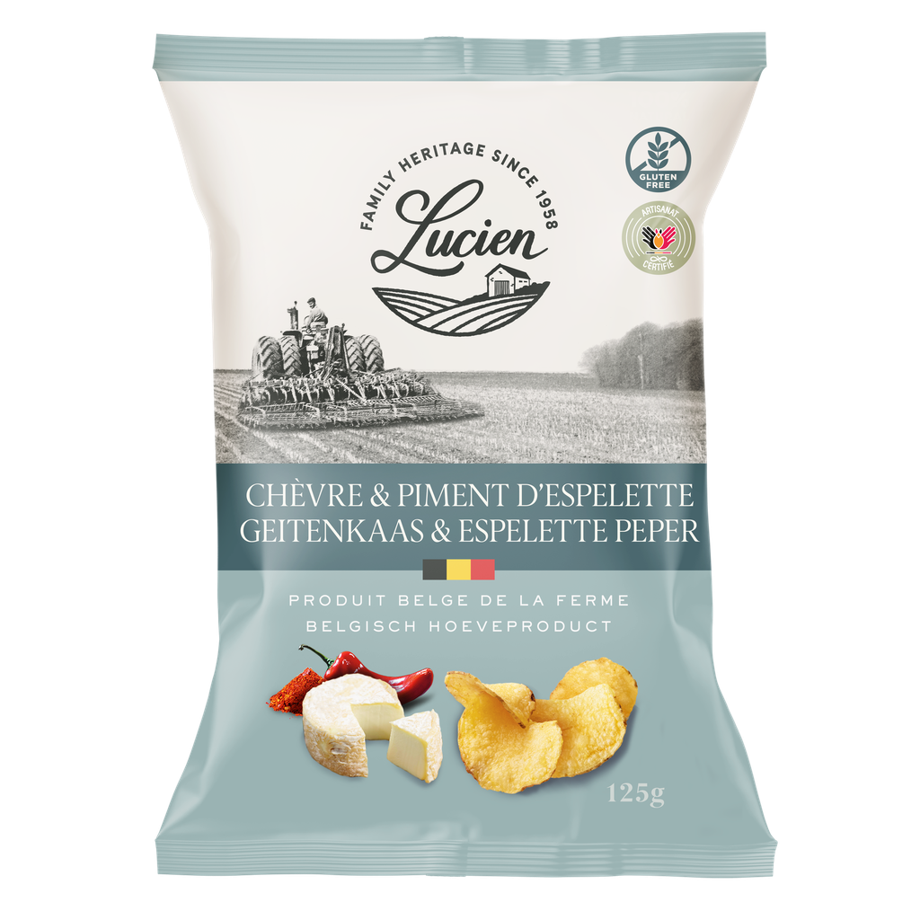 Lucien - Classic Goat cheese & Espelette Pepper 125 g