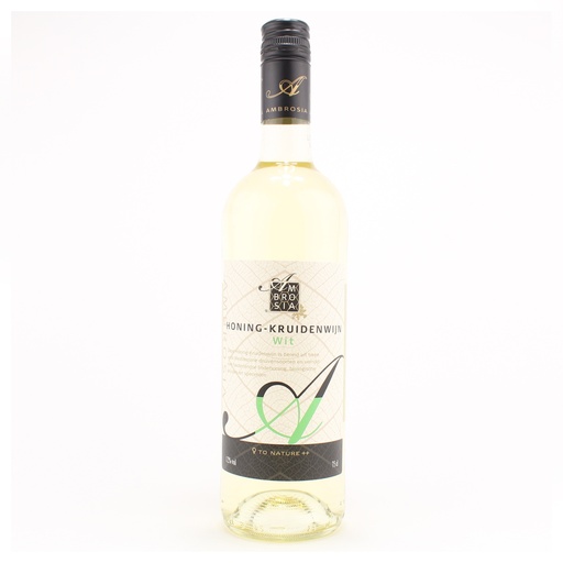 [8657] Ambrosia - honing-kruidenwijn WIT 750 ml     