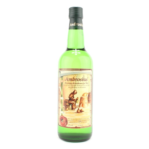 [8686] Ambrosius - honing-kruidenwijn WIT 750 ml     