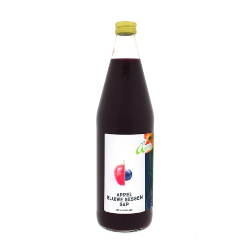 [6825] Appeven - Appel blauwebessensap 750 ml     