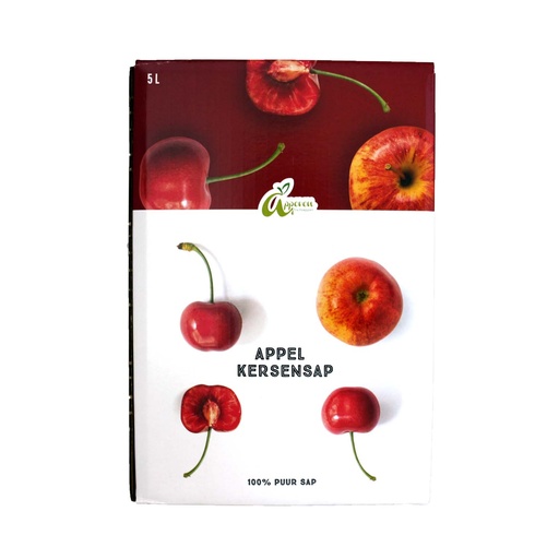 [6823] Appeven - TAP appel&kersensap 5 ltr    
