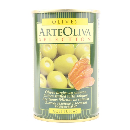 [8014] Arte Oliva - Oliva olijven met zalm 300 gr   