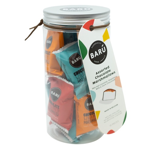 [9186] Barú - Gift Jar Marshmallow Assorted Flavour 208 g  