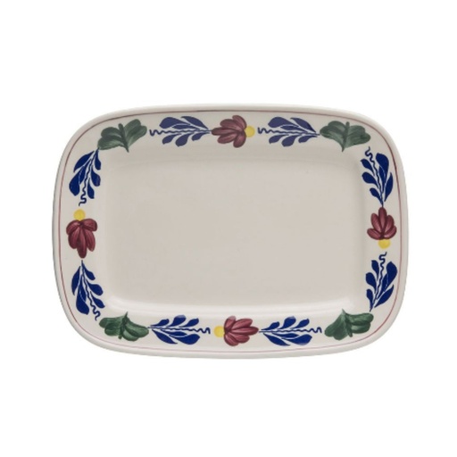 [15517] Boerenbont - bord 25x18cm       