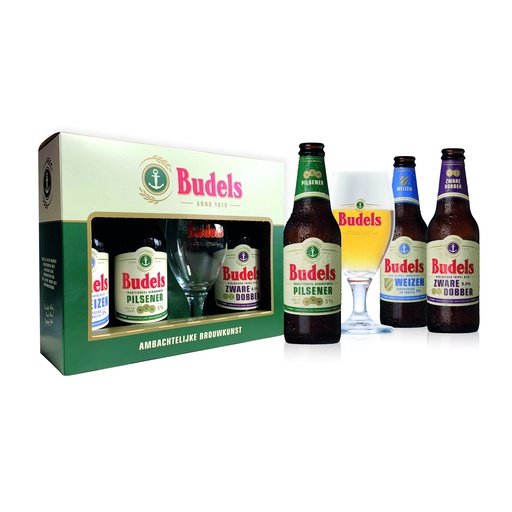 [1143] Budels - Ambachtelijk bierpakket 3x30cl      