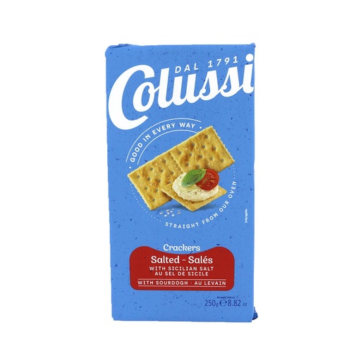 [806600] Colussi - dor-crack crackers 250 gr     