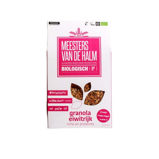 [6573] De Halm - Granola Eiwitrijk 350 gr BIO    