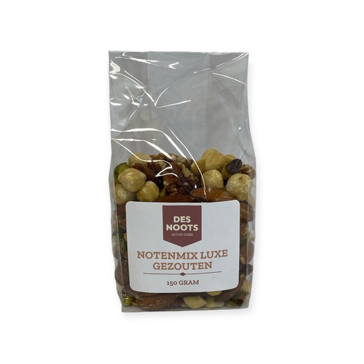 [3032] Des Noots - Notenmix Luxe gebrand - gezouten zak 150g   
