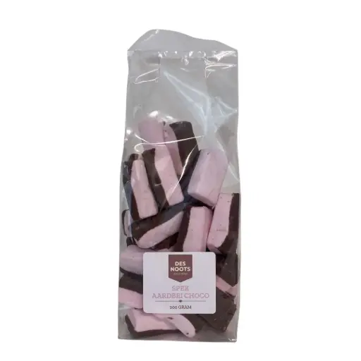 [11745] Des Noots - Spek aardbei choco 200 g    