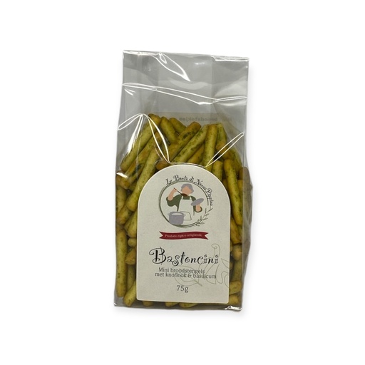 [7990] Di Nonna Pippina - Bastoncini mini basil & aglio 75 g   
