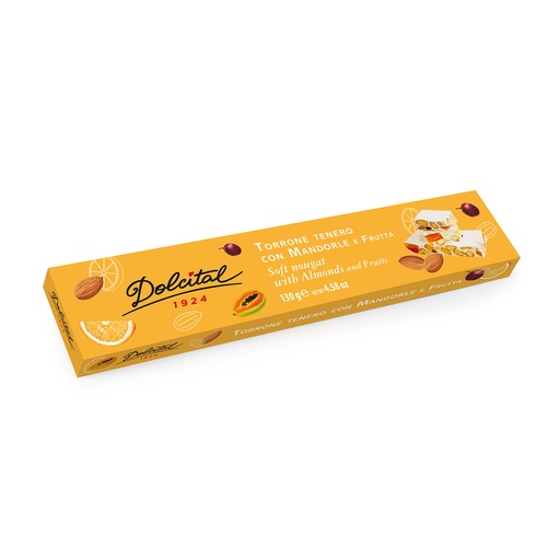 [2221] Dolcital - Torrone Mandorle Frutta 130 g    