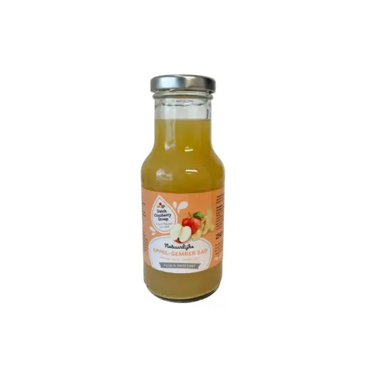 [9059] Dutch Cranberry Group - Appel gember sap 250ml     