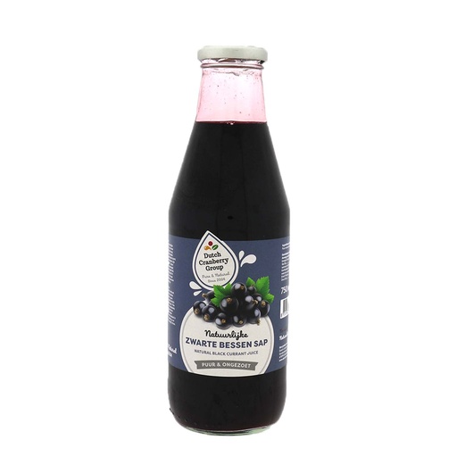 [9038] Dutch Cranberry Group - Zwarte Bessen sap 750 ml    