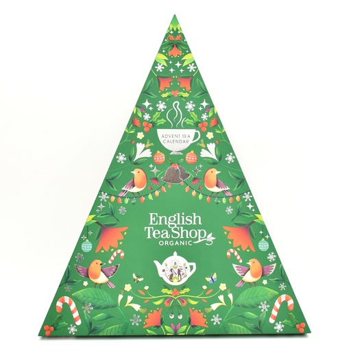 [2084] English Tea Shop - Advent Calend. GreenTriang. 25tb BIO    