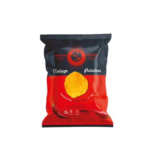 [99241] Fox Italia - Potatoes Chips Sweet Chili 120 g   