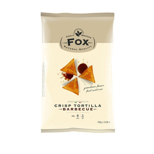 [9938] Fox Italia - Tortilla Chips Barbecue 450gr    