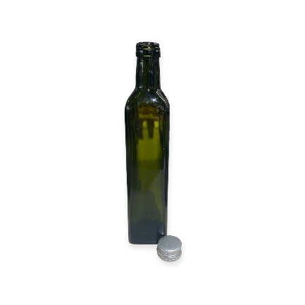 [5507] Glaswerk - fles maraska GROEN 250 ml    
