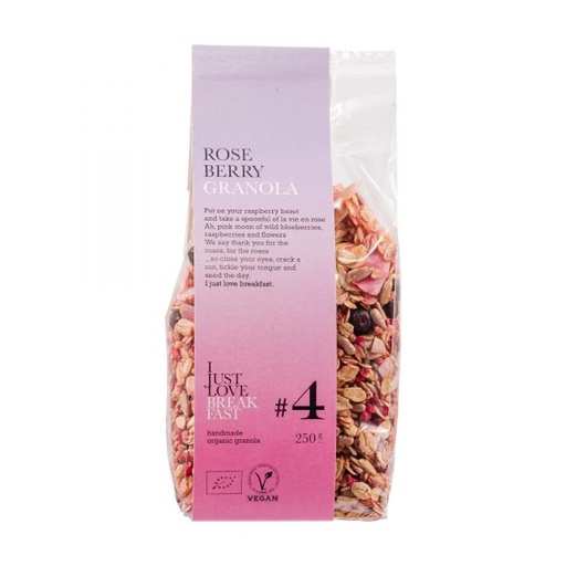 [6969] I Just Love Breakfast - Granola #4 Rose Berry 250 g BIO