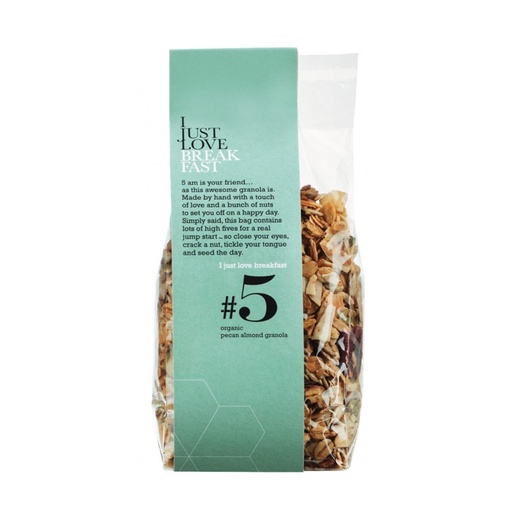 [6966] I Just Love Breakfast - Granola #5 Pecan Amandel 250 g BIO
