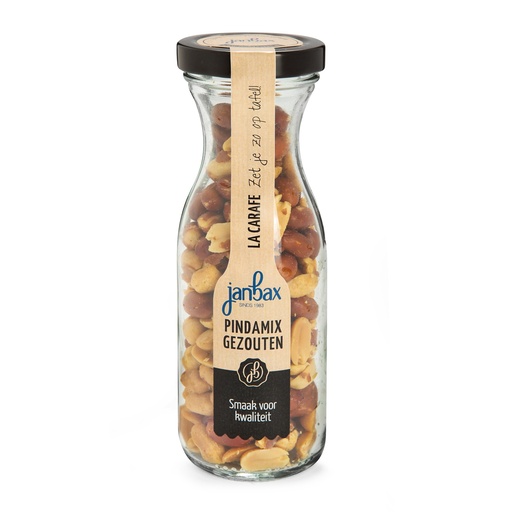 [4279] JanBax - Borrelc. Karaf Pindamix Gezout 150gr    