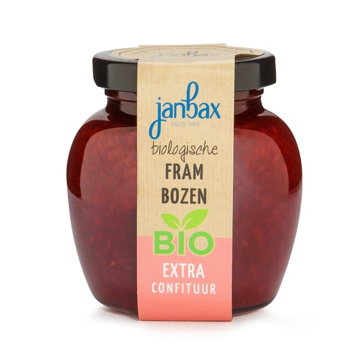 [3381] JanBax - Frambozenjam 300 g- BIO    
