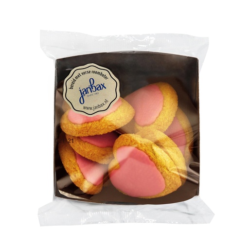 [4066] JanBax - Roomboterkoekjes Hartenliefde 100gr      