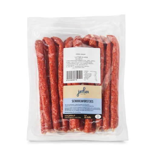 [4027] JanBax - schoolworstjes 50 g      