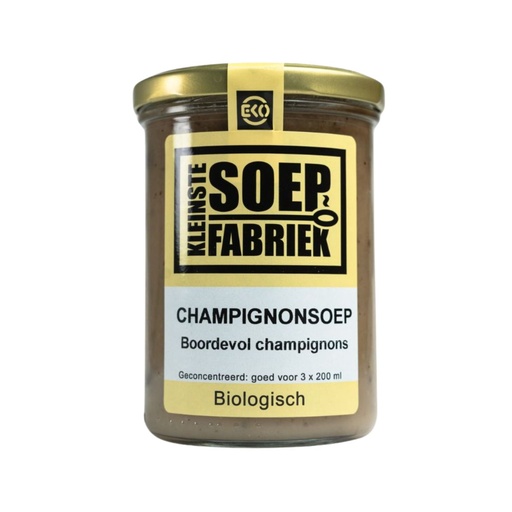 [3933] Kleinstesoepfabriek - Champignonsoep 400 ml - BIO    