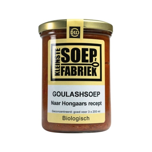 [3955] Kleinstesoepfabriek - Goulashsoep 400ml - BIO     