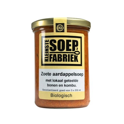 [3907] Kleinstesoepfabriek - Zoete Aardappelsoep 400 ml BIO     