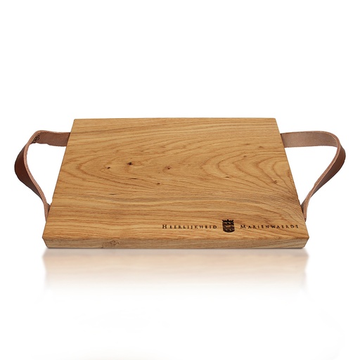 [14433] Mariënwaerdt - Borrelplank met leer      