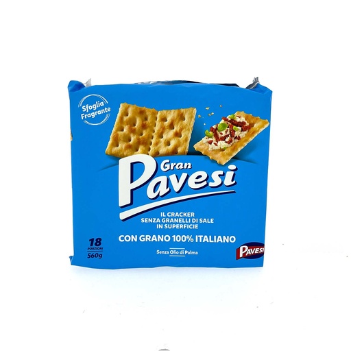 [9884] Pavesi - Breekcrackers gezouten 560g      