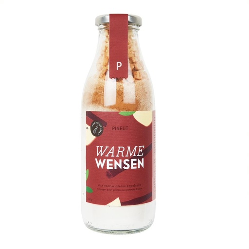 [4927] Pineut - Cake&Cookies - Appel Kaneel Cake Warme Wensen fles 366 g