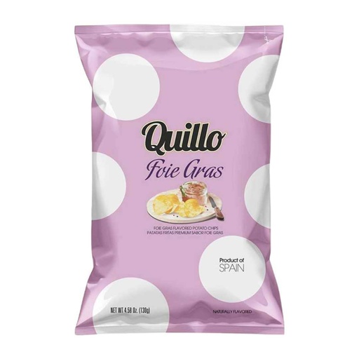 [8720] Quillo - Chips Foie Gras 130g     