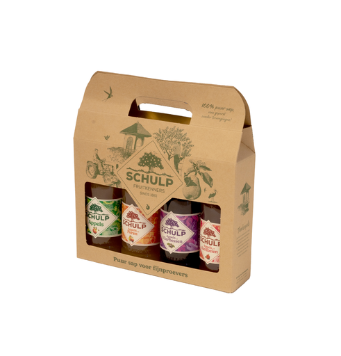 [1885] Schulp - Minibox voor 4x200 ml flesjes leeg