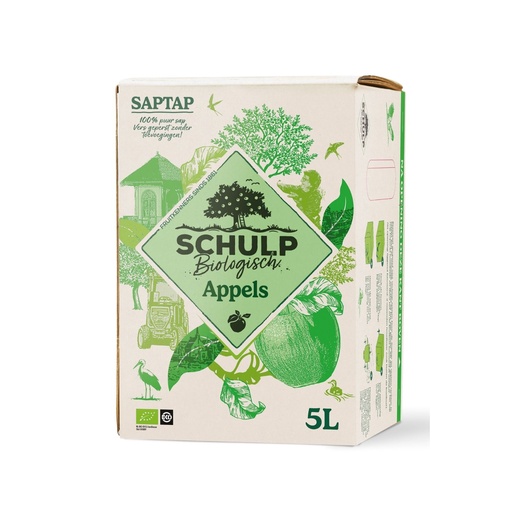 [1934] Schulp - Saptap appel 5 liter - BIO   