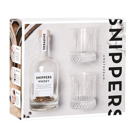 [3341] Snippers - Gift Pack Whisky 2 glasses    