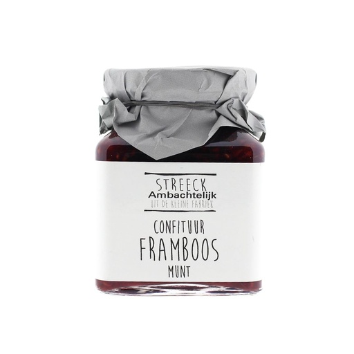 [22800] Streeck Ambachtelijk - Confiture Framboos Munt 340 g