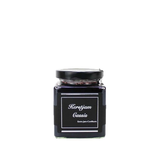 [7122] Theo van Woerkom - Kerstjam Cassis Vierkant 245 g     