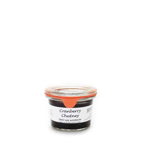 [7155] Theo van Woerkom - Mini Weckpotje Cranb Chutney 80 g    