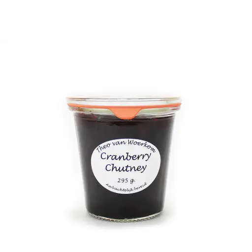 [7148] Theo van Woerkom - Weckpot Cranberry Chutney 295g     